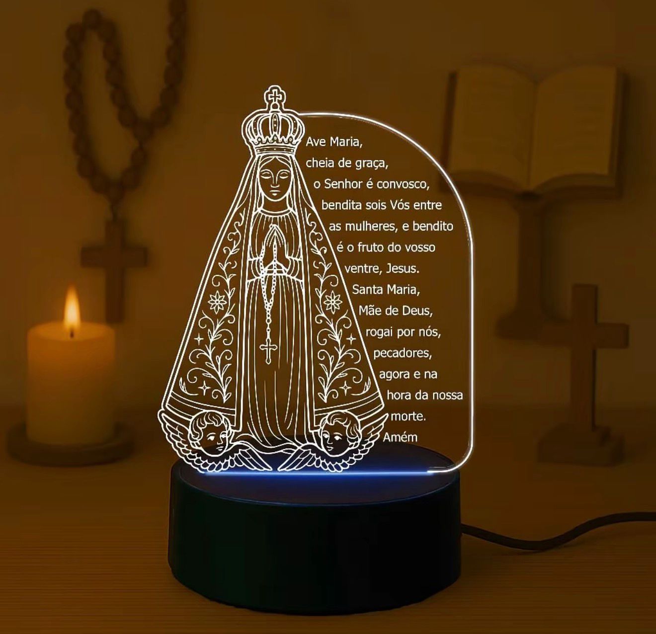 Luminária Ave Maria Aparecida